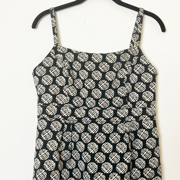 Target Limited Edition Empire Waist Gold Circle Woven Jacquard Mini Dress, Sz 4 - Picture 2 of 12